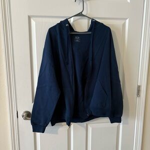 SOLD ‼️ Fruit Of The Loom Zip Up Hoodie